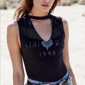 LA Hearts XS Graphic Bodysuit